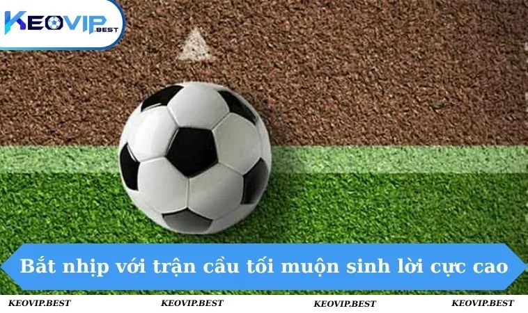 Bắt nhịp với trận cầu tối muộn sinh lời cực cao